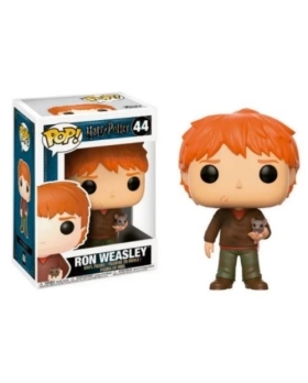 Figurine POP Harry Potter Ron Weasley with Scabbers POP N°44