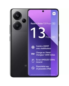 REDMI NOTE 13 PRO+ 5G RAM:8GO 256GO 200MPX ECRAN:AMOLED(120HZ 6.6') PLAYSTORE 