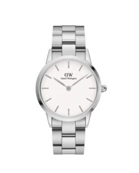 Montre Daniel Wellington DW00100203 Iconic Link 36mm en acier poli argenté