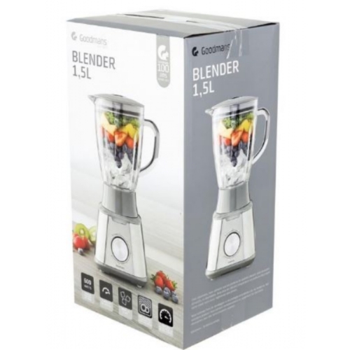 GOODMANS BLENDER EN VERRE 1.5L 600w NEUF