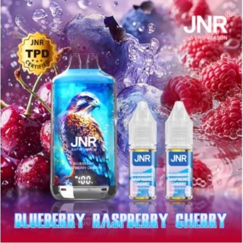 Falcon-X 28000 Puffs 20mg - JNR - Arôme : Blueberry Raspberry Cherry +2 flacons de 10 ml 