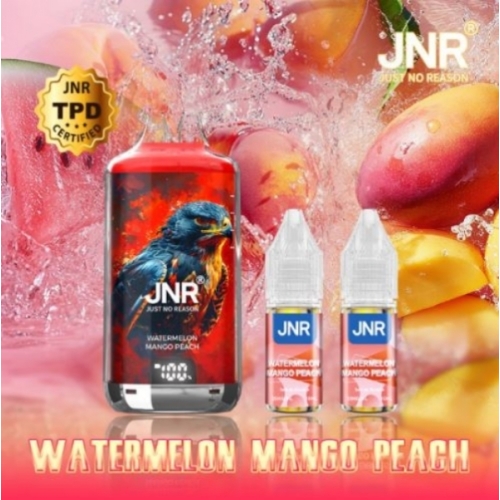 Falcon-X 28000 Puffs 20mg - JNR - Arôme : WATERMELON MANGO PEACH +2 flacons de 10 ml 