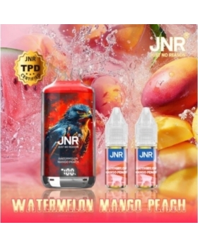 Falcon-X 28000 Puffs 20mg - JNR - Arôme : WATERMELON MANGO PEACH +2 flacons de 10 ml 