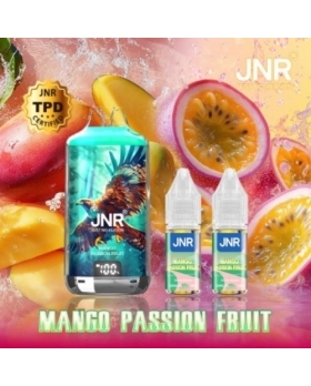 Falcon-X 28000 Puffs 20mg - JNR - Arôme : MANGO PASSION FRUIT +2 flacons de 10 ml 