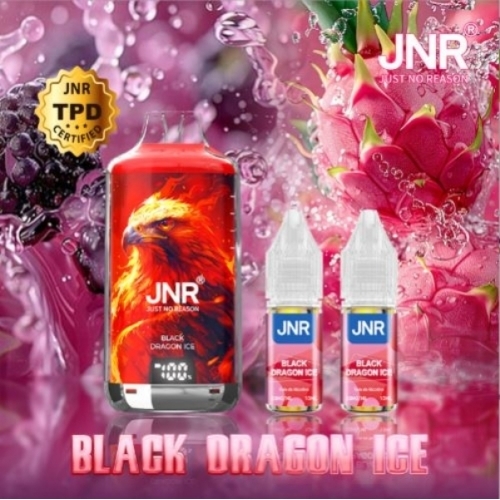 Falcon-X 28000 Puffs 20mg - JNR - Arôme : BLACK DRAGON ICE+2 flacons de 10 ml 