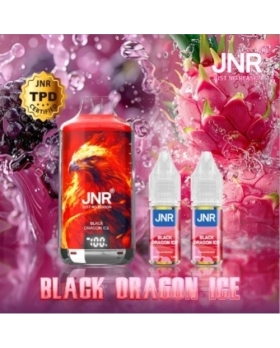Falcon-X 28000 Puffs 20mg - JNR - Arôme : BLACK DRAGON ICE+2 flacons de 10 ml 
