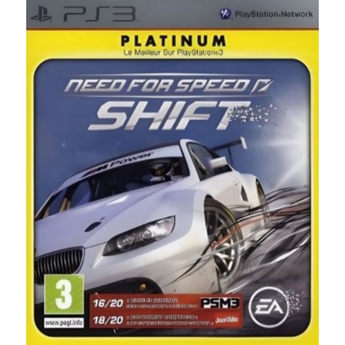 NEED FOR SPEED SHIFT PLATINUM PS3 AVEC NOTICE