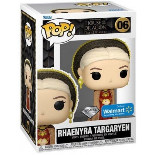 GAME OF THRONES HOUSE OF DRAGON RHAENYRA TARGARYEN DIAMOND COLLECTION POP 06 EN BOITE 