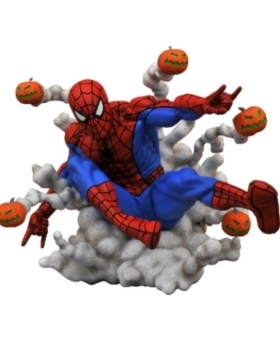FIGURINE SPIDER MAN BOMBE CITROUILLE 15 CM