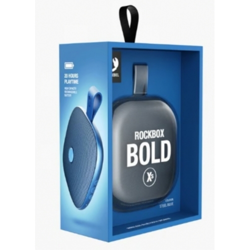 Fresh N'Rebel Enceinte Bluetooth® "Rockbox Bold Xs", Autonomie:20H Bleu acier