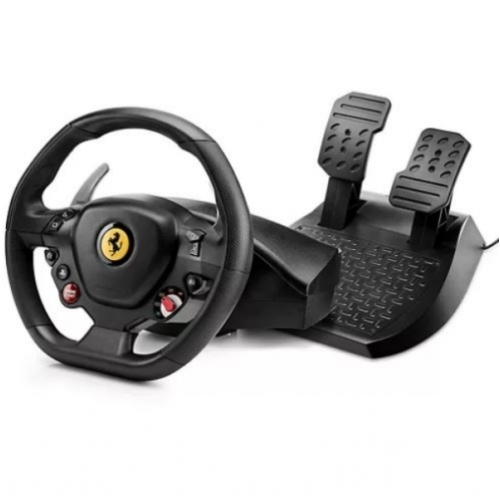VOLANT THRUSTMASTER T80 FERRARI 488 GTB EDITION +PEDALIER PS4/PC