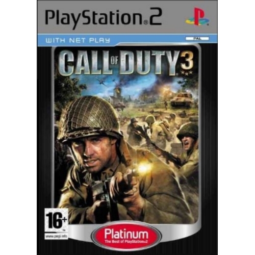 CALL OF DUTY 3 EN MARCHE VERS PARIS PS2 AVEC NOTICE 