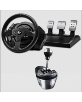 VOLANT THRUSTMASTER T300RS FORCE FEEDBACK PS4/PC AVEC PEDALIER + BOITE DE VITESSE THRUSTMASTER TH8A 