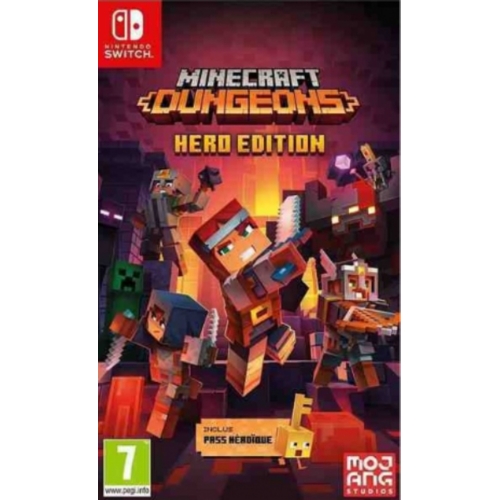 JEU SWITCH MINECRAFT DUNGEONS - HERO EDITION