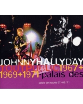JOHNNY HALLYDAY  Tout Public 1967-1969-1971 cd 