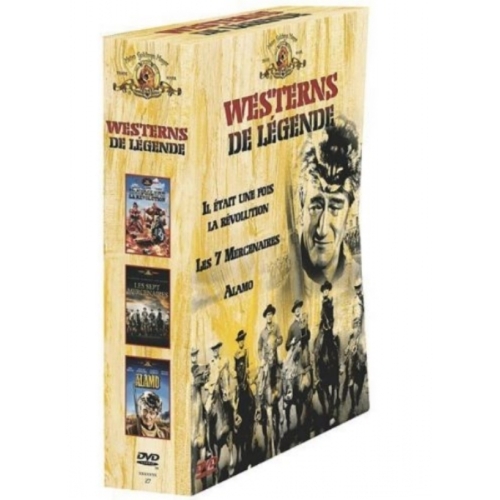 Coffret Western 3 DVD - Vol.2 - Il était une fois la révolution / Les 7 Mercenaires / Alamo