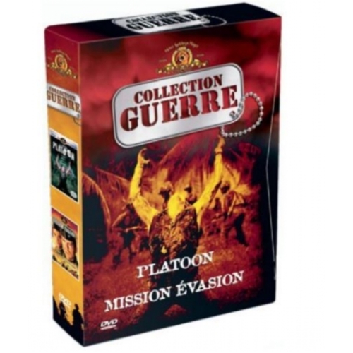 COLLECTION GUERRE PLATOON + MISSION EVASION DVD