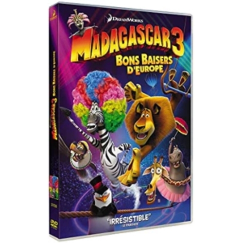 Madagascar 3 Bons Baisers d'europe DVD 