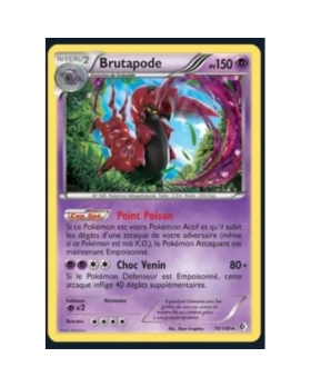CARTE POKEMON BRUTAPODE 74/149 PV150