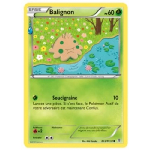 CARTE POKEMON BALIGNON RC2/RC32 PV60