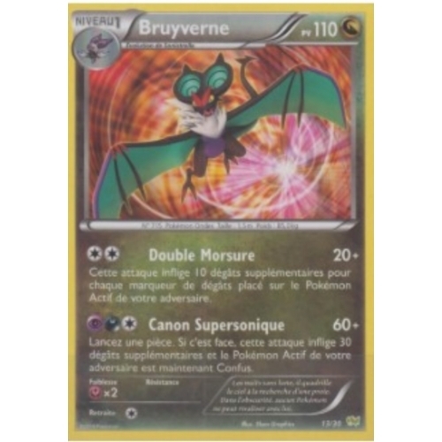 CARTE POKEMON BRUYVERNE 13/30 PV110