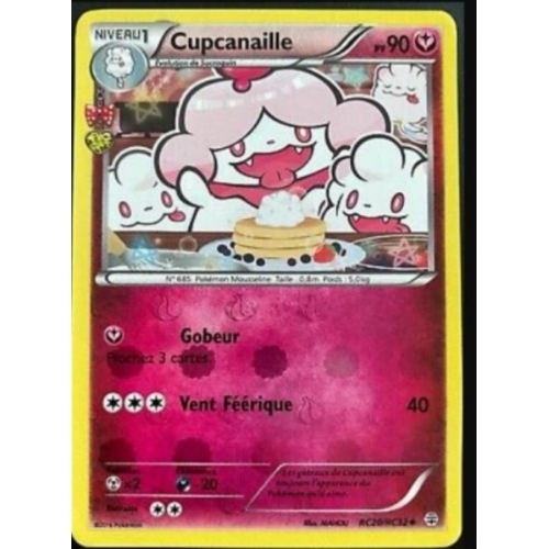 CARTE POKEMON CUPCANAILLE RC20/RC32 PV90