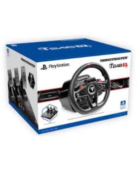 Volant gaming Thustmaster T248R Noir Avec retour de force pour PC/PS4/PS5 + pédalier 3 pédales T3PM 
