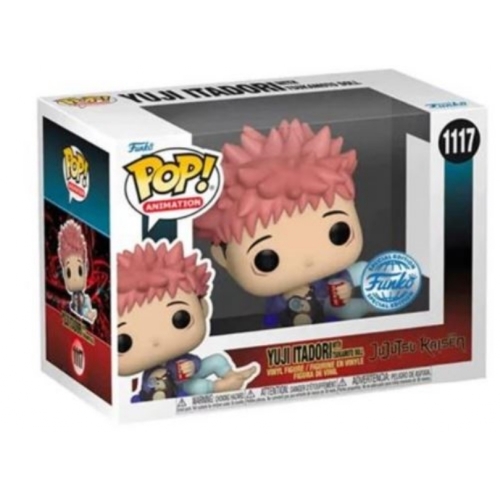 Figurine Funko Pop - Jujutsu Kaisen - Itadori avec Tsukamoto peluche N°1117