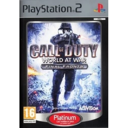 CALL OF DUTY WORLD AT WAR FINAL FRONTS PS2 AVEC NOTICE 