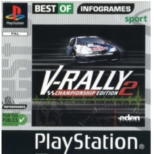 V-Rally 2 Championship Edition PS1 AVEC NOTICE 