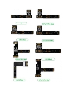CONNECTEUR RECUPERATION % BATTERIE POUR IPHONE 11 JUSQU'A 16 PRO MAX