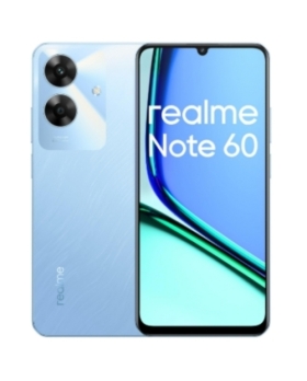 REALME NOTE 60 BLEU 128GO RAM:4GO 32MPX ECRAN:6.74'(90HZ) BATTERIE:5000MAH PLAY STORE