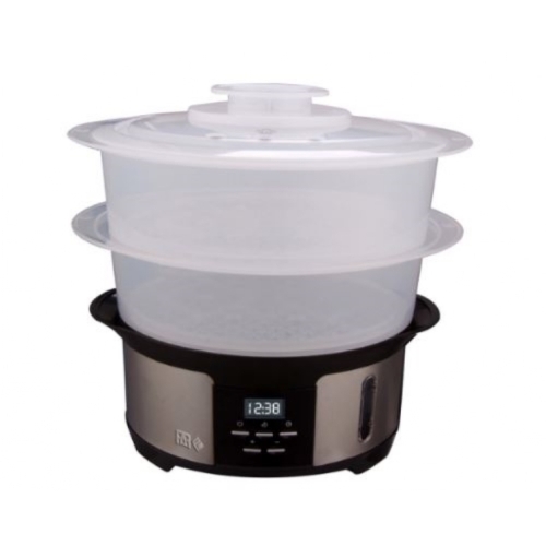 Cuiseur vapeur FAR FS1151-BA GRIS/NOIR 8L 1000W