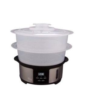 Cuiseur vapeur FAR FS1151-BA GRIS/NOIR 8L 1000W