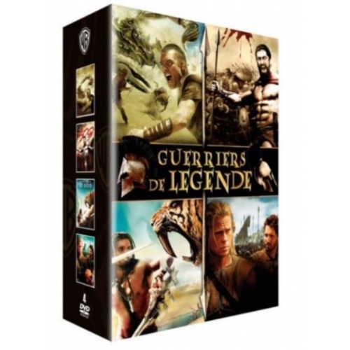 Coffret Guerriers de légende-Le Choc des Titans + 300 + 10 000 + Troie