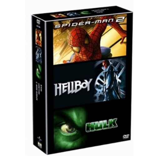 Spider-Man 2 + Hellboy + Hulk - Tripack 3 DVD