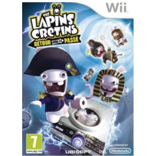 Les Lapins Crétins - La grosse aventure wii avec notice 