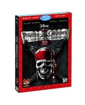 Pirates des Caraïbes - La Fontaine de jouvence [Combo 3D + Blu-Ray + Copie Digitale]