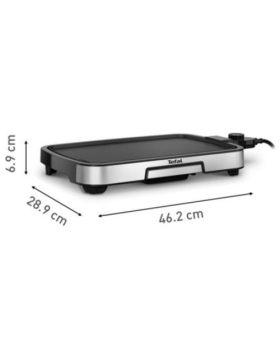 Plancha Inox Electrique Tefal CB630 2000W Inox 