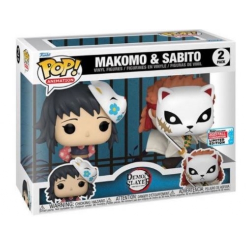 Figurine Funko Pop - Demon Slayer - Makomo & Sabito PACK 2