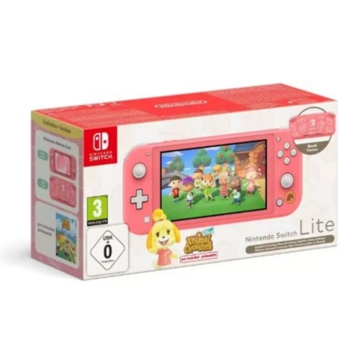 Nintendo Switch Lite Édition Animal Crossing New Horizon Corail Complete 