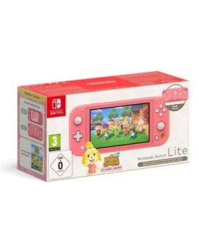Nintendo Switch Lite Édition Animal Crossing New Horizon Corail Complete 