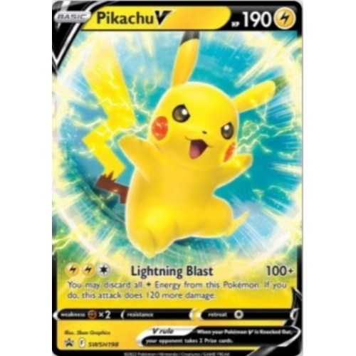 PIKACHU V 190PV SHSH198