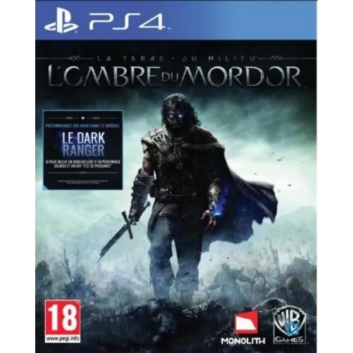 LA TERRE DU MILIEU L'OMBRE DU MORDOR PS4 