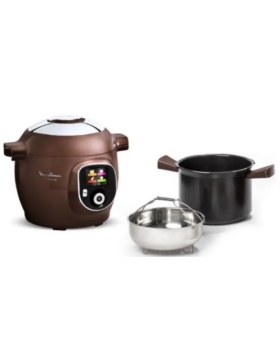 MULTICUISEUR INTELLIGENT MOULINEX COOKEO+ 150 RECETTES 6L CE851910 MARRON 1600W