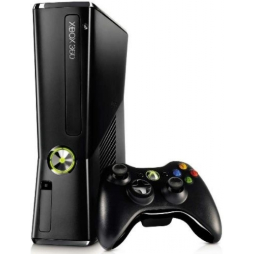XBOX 360 250GO SLIM MANETTE OFFICIELLE FILAIRE