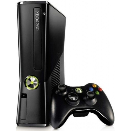 XBOX 360 250GO SLIM MANETTE OFFICIELLE FILAIRE