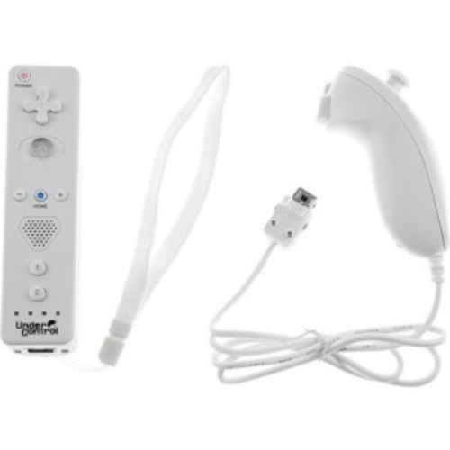 MANETTE WII MOTE NON OFFICIELLE UNDER CONTROL+NUNCHUCK 