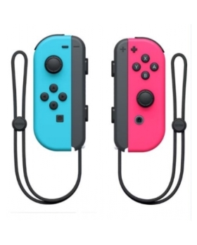JOYCON NINTENDO SWITCH OFFICIEL BLEU ET ROSE 