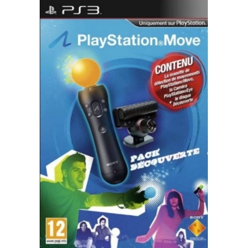 Pack découverte PlayStation Move Manette + Camera PlayStation Eye + Disque Demo Sans Notice